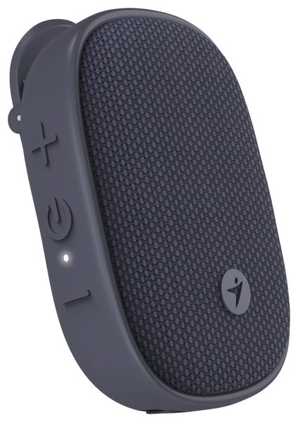 GENIUS repro SP-913BT DarkGrey/ BT6.0/ 3W/ dobíjecí USB-C/ TWS/ IPX5/ SOS Alarm/ tmavě šedé Bluetooth reproduktor, prenosný, Bluetooth 6.0, 3 W RMS, IPX5, TWS, SOS alarm, klip + magnet, tmave šedý
