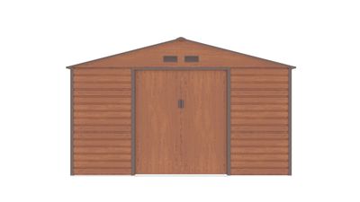 Záhradný domček G21 GAH 1085 - 340 x 319 cm, hnedý