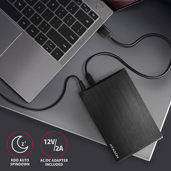 AXAGON EE35-XA3, USB 3.2 Gen 1 - SATA, 3.5" externý ALINE box