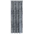 vidaXL Sametové závesy 2 ks Strieborná šedá 245 x 140 cm Zamat