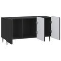 vidaXL TV skrinka 99 x 34,5 x 52 cm Čierna Kompozitné drevo