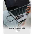 RAIDSONIC ICY Externý box Mini M.2 NVMe, čierny