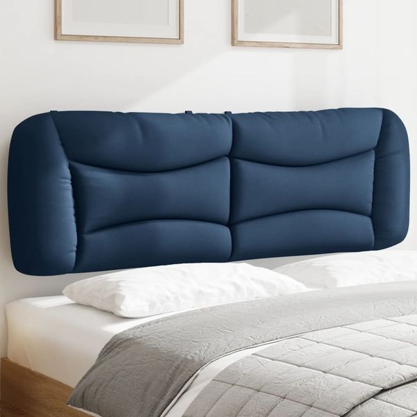 vidaXL Vankúš na čelo postele Hvar modrý 160 cm látka