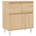 vidaXL Komoda dub sonoma 60x35x70 cm spracované drevo