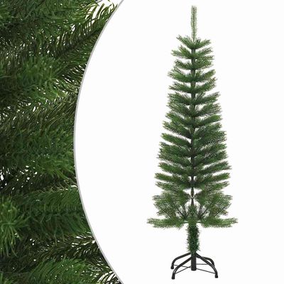 vidaXL Umelý úzky vianočný stromček s podstavcom 120 cm PE