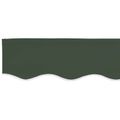 vidaXL Nahrádzajúci lem markízy Tmavozelená 381 x 20 cm Polyester
