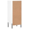 vidaXL Komoda lesklá biela 34,5x34x90 cm spracované drevo