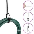 vidaXL Bungee šnúry s reflexnými pásikmi a háčikmi 50 ks 38 cm