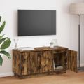 vidaXL TV skrinka 100 x 38 x 49 cm Dymová dub Kompozitné drevo