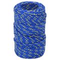 vidaXL Lodné lano modré 2 mm 50 m polypropylén
