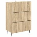 vidaXL Zásuvkový kabinet 66 x 34,5 x 92 cm Kompozitné drevo Dub sonoma