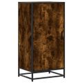 vidaXL Regál na topánky dymový dub 48x38x97,5 cm spracované drevo