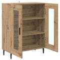 vidaXL Servírovacia skriňa Remeselný dub 69,5 x 34 x 90 cm