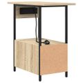 vidaXL Nočný stolík Sonoma dub 60 x 30 x 61 cm Kompozitné drevo