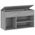 vidaXL Lavica na topánky sivá sonoma 80x30x45 cm spracované drevo