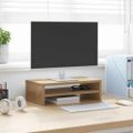 VidaXL Stojan na monitor Artisan Oak 42x24x13 cm Engineered Wood
