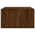 vidaXL Nástenné nočné stolíky 2 ks hnedý dub 35x35x20 cm