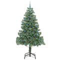 vidaXL Vianočný stromček Zelená 210 cm PVC