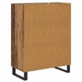 vidaXL Servírovacia skriňa Staré drevo 69,5 x 34 x 90 cm