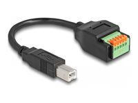 USB 2.0 kábel Type-B samec na svorkovnicu bl
