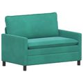 vidaXL Sada pohoviek 2 ks Tyrkysová Zamat