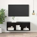 vidaXL Zostava TV skriniek 37 x 37 x 107 cm Čierny dub