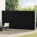 vidaXL Zaťahovacia bočná markíza na terasu 200x600 cm čierna