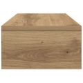 VidaXL Stojan na monitor Artisan Oak 42x24x13 cm Engineered Wood