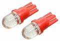 Žiarovka 1LED 12V T10 červená 2ks