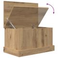 vidaXL Úložné boxy dub artisan 30x50x28 cm kompozitné drevo