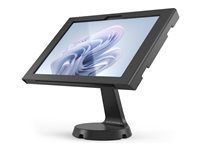 Montážna sada (stojan, kryt, montáž na stenu) - pre tablet - uzamykateľný - kovový rám - čierna - veľkosť obrazovky: 8"-10" - montážne rozhranie: 100 x 100 mm - pultový - pre Microsoft Surface Pro 10 for Business (13 palec), Pro 8 (13 palec), Pro 9 (13 palec)