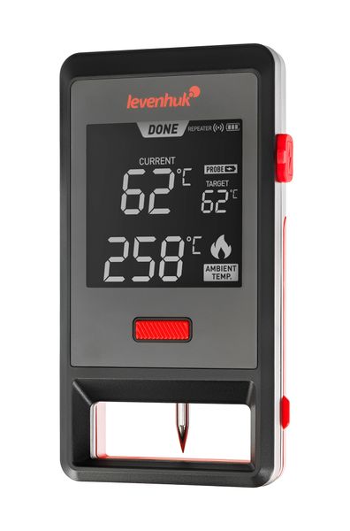 Teplomer na mäso Levenhuk Wezzer Grill BT30