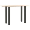 vidaXL Nohy barového stola 4 ks antracitové 100-102 cm oceľové