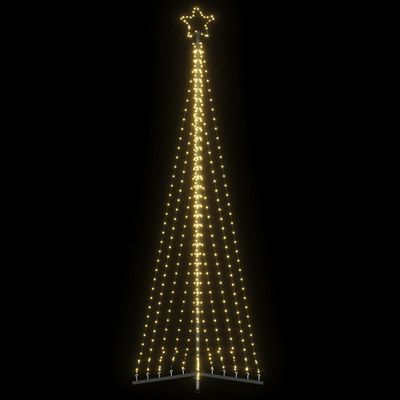 vidaXL LED vianočný stromček 495 LED teplá biela 300,5 cm
