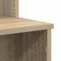 vidaXL Stôl Sonoma dub 120,5 x 44 x 88,5 cm Kompozitné drevo