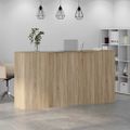 vidaXL Recepčný stôl dub sonoma 200x50x103,5 cm kompozitné drevo