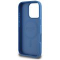 Guess HC MagSafe PU 4G Circle with Classic Logo case for iPhone 16 Pro Max Blue