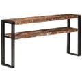 vidaXL Konzolový stolík 150x30x75 cm masívne recyklované drevo