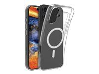 Zadný kryt na mobilný telefón - kompatibilita s MagSafe - plast - priesvitná - pre Apple iPhone 16
