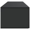 vidaXL Nástenná TV skrinka Čierna 98 x 41 x 30 cm Kompozitné drevo