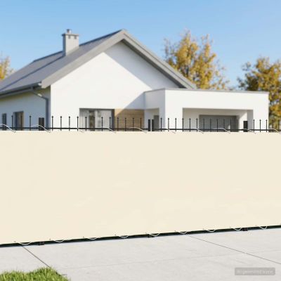 vidaXL Záclona na balkónové súkromie 200 x 300 cm Textil s PU povlakom
