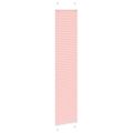 vidaXL Plisovaná roleta ružová 40x200 cm šírka látky 39,4 cm polyester