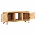 vidaXL TV skrinka 105x46x32 cm Masívne drevo hrubé mango