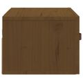 vidaXL Nástenné nočné stolíky 2 ks medovohnedé 40x29,5x22 cm