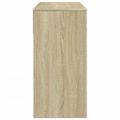 vidaXL Toaletný stolík so zrkadlom dub sonoma 80x39x80 cm