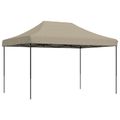 vidaXL Párty stan 279 x 410 x 315 cm Sivohnedá Oxfordská látka