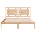 vidaXL Extra dlhá posteľ bez matraca 140x220 cm masívne drevo
