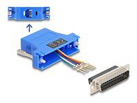 D-Sub 25 pin male to RJ12 female Assembl