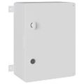 vidaXL Ovládacia skriňa Sivá 37 x 19,5 x 40 cm ABS plast
