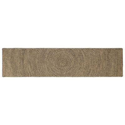 vidaXL Kusové koberce Prírodná a čierna 60 x 300 cm Juta